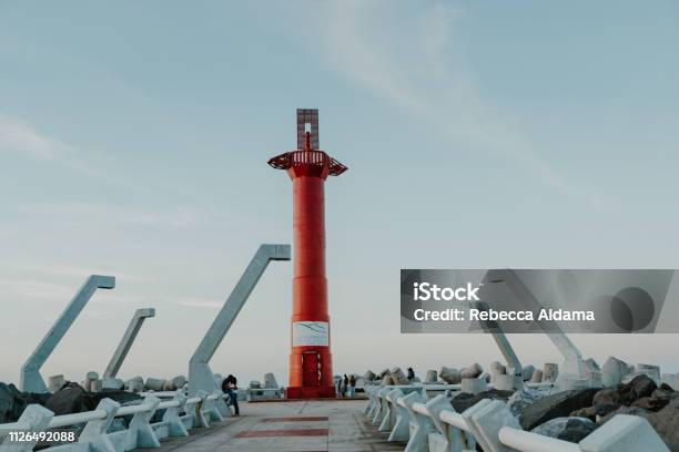Lighthouse Stock Photo - Download Image Now - Veracruz, Beach, Coastline