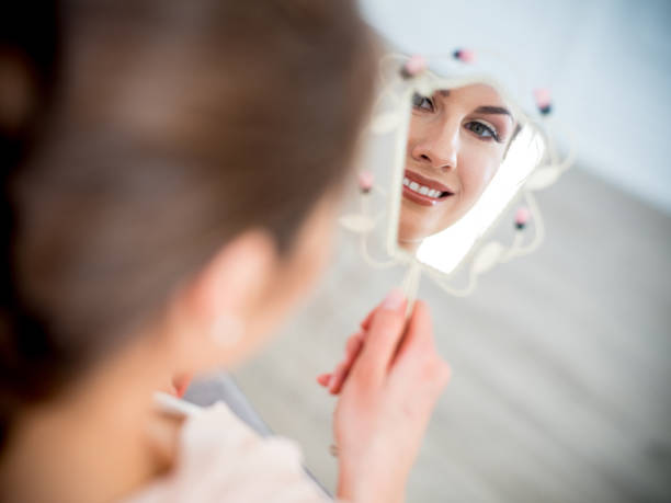 istock Young woman with braded hair relaxing 1126493357
