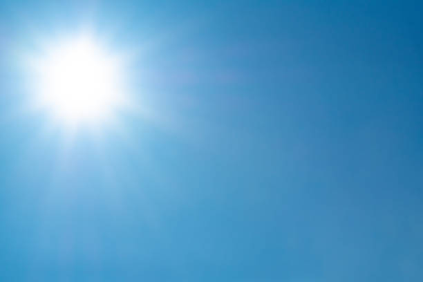 istock Clear sky with sun and sunrays. Daytime and good weather 1126497080