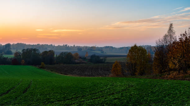 istock The Sunset in a Country side 1126498676