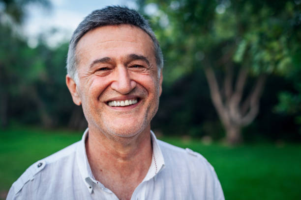 istock Happy mature male man smiling 1126499026