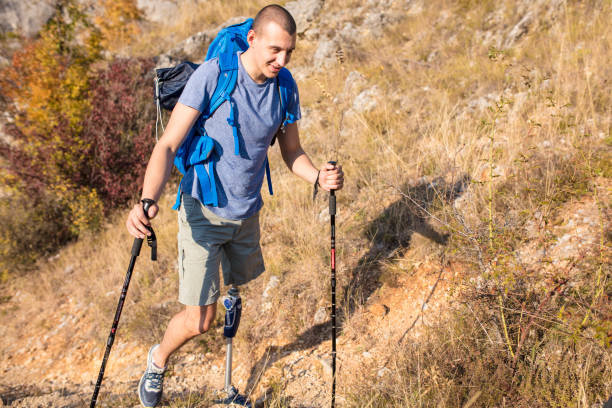 istock Hiking time. Inclusive recreation 1126500052