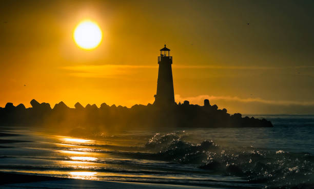 istock Santa Cruz Walton Lighthouse in the morning 1126501691