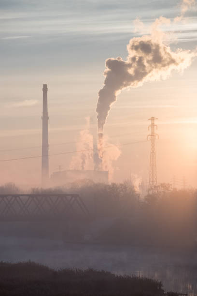 istock Chimneys of a thermal power plant 1126506068