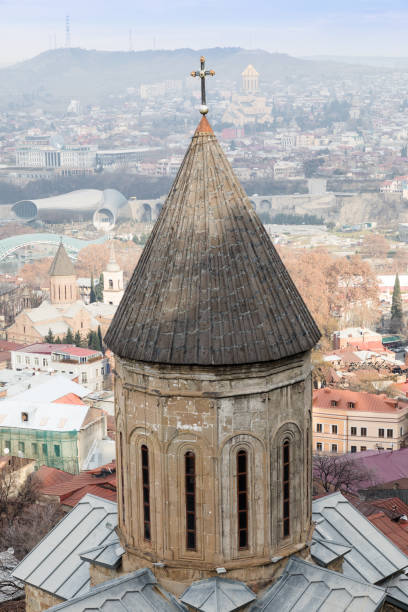 istock View on Tbilisi and church Zemo Betlemi 1126506122