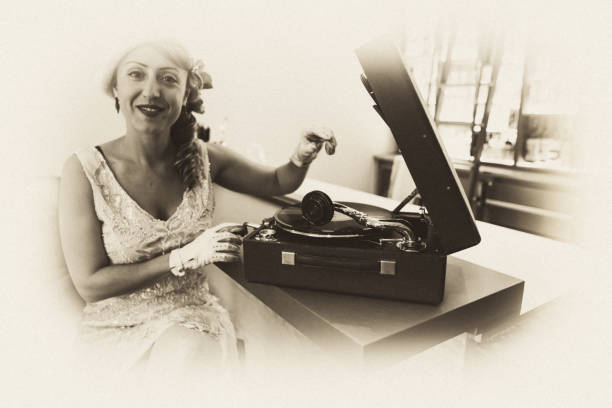 istock La Belle and the gramophone 1126511437