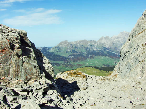 istock Rocky Valley Frumseltal on Churfirsten Mountain Range 1126513777