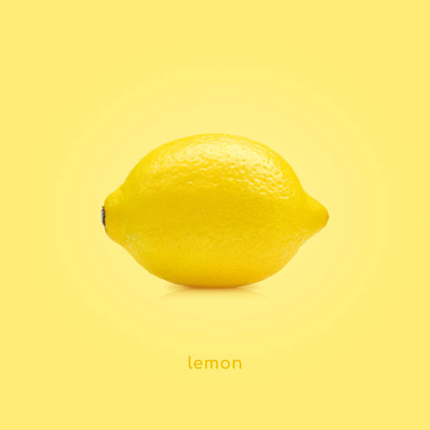 frutto al limone - fruit lightbox lemon portion foto e immagini stock