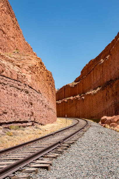 istock Railroad Cross on Corona Arch Trail 1126519540