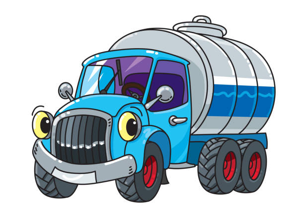 Small Tanker Truck Illustrations, Royalty-Free Vector Graphics & Clip Art -  iStock