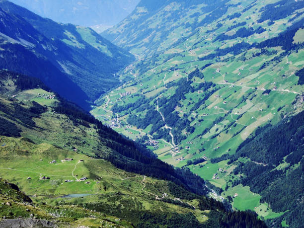 istock Alpine valley with ecological pastures Schachental 1126531830