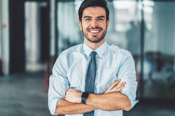 istock Portrait of Young successful businessman 1126536003