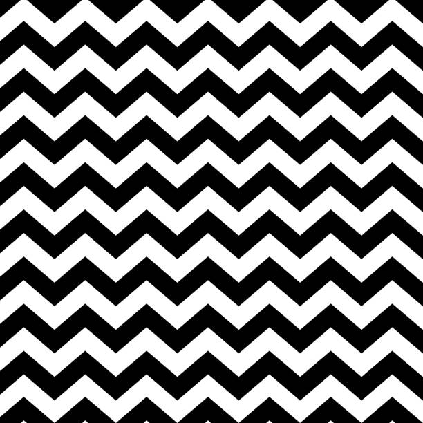 Vector zigzag seamless striped pattern - minimalistic design. Linear background Vector zigzag seamless striped pattern - minimalistic design. Linear background zigzag stock illustrations