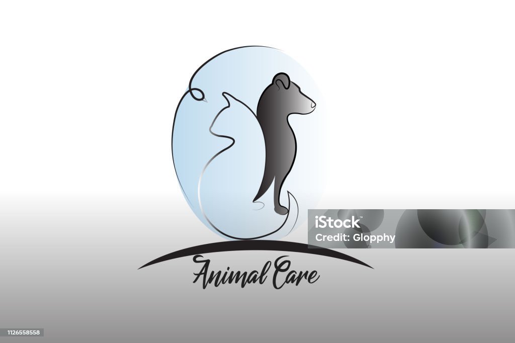 Dog ,cat and bird silhouette icon vector image Dog ,cat and bird silhouette icon vector image id card business template Advertisement stock vector