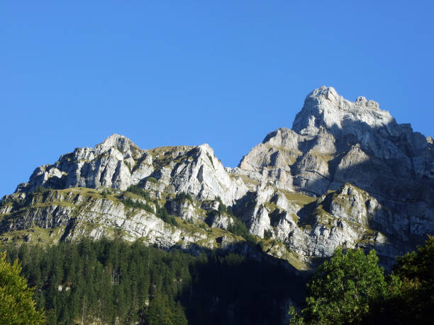 istock Alpine peak Forenstogg, over the Klontalersee lake 1126568030