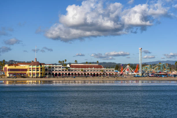 istock Monterey Bay Shore with Amusement Park in Background 1126572077