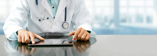 istock Male doctor in hospital. 1126579861