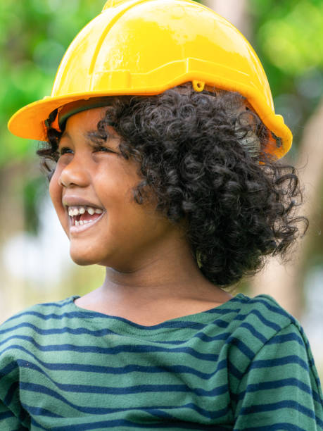 istock Happy kid playing in the park. 1126580991