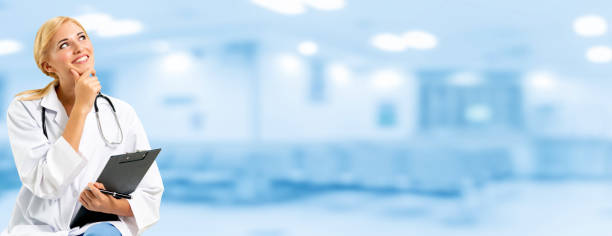istock Female doctor working in hospital 1126592721