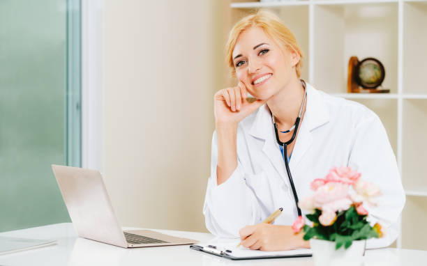 istock Female doctor working in hospital 1126593255