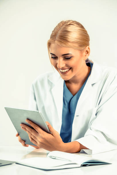istock Female doctor working in hospital 1126593311