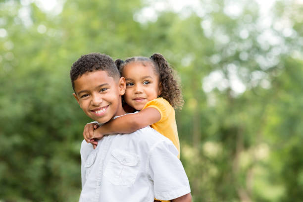 istock Big brother and his little sister. 1126601413