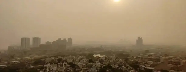 The air quality in Delhi, the capital of India, according to a WHO survey of 1600 world cities, is the worst of any major city in the world. Air pollution in India is estimated to kill 1.5 million people every year; it is the fifth largest killer in India.