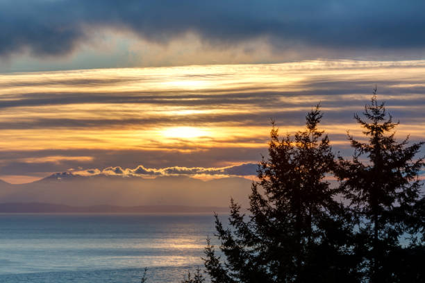 istock Burrard Inlet at winter sunset 1126607763