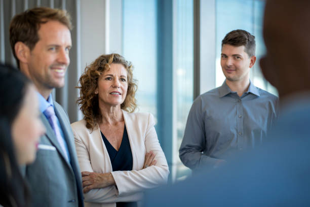 istock Business professionals in meeting at office 1126609440