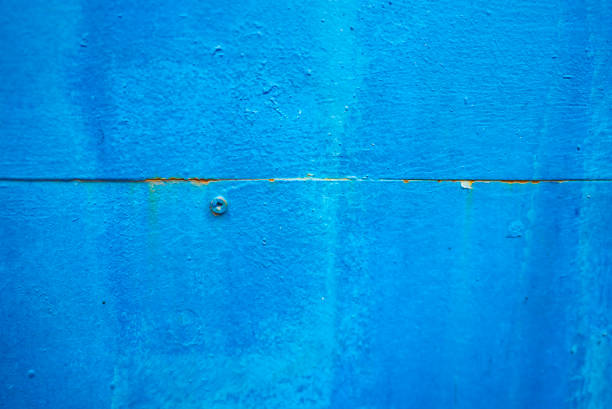 istock Old blue iron wall texture – blue iron wall pattern – old gunge blue iron background 1126612919