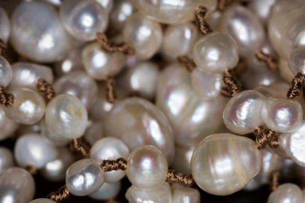 istock Macro of pearls 1126613543