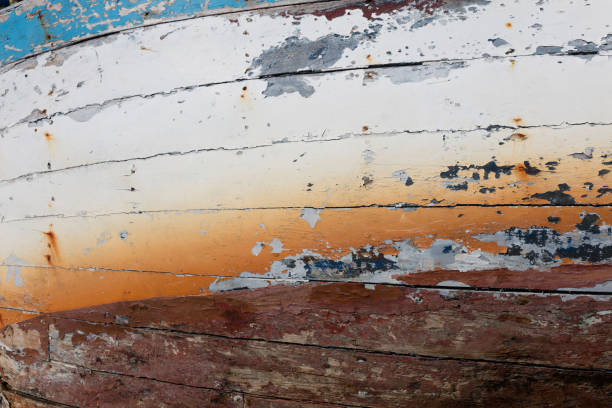 istock colorful wooden boat, texture, wallpaper 1126613563