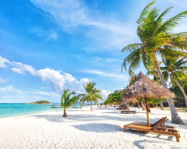 istock Asian tropical beach paradise in Thailand 1126616057