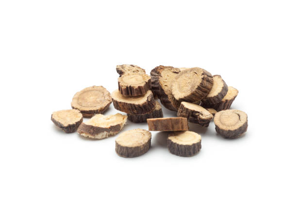 istock Sliced ​​of Licorice roots 1126618557