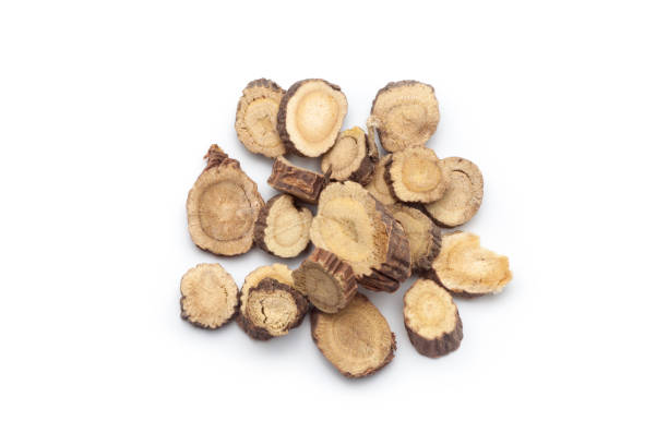 istock Sliced ​​of Licorice roots 1126618582
