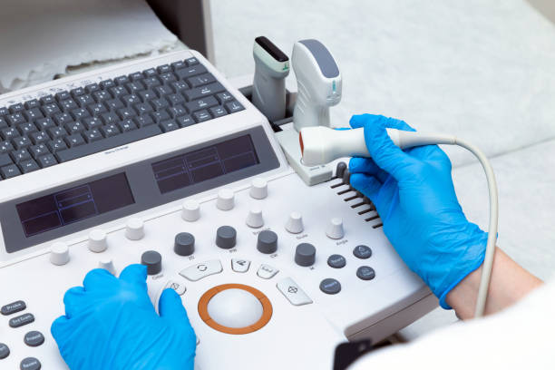 istock Doctor ultrasound machine 1126618984