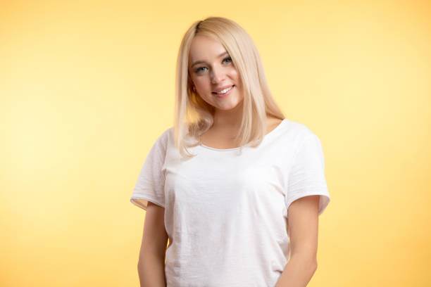 istock smiling pleasant blond model in casual outfit 1126620163
