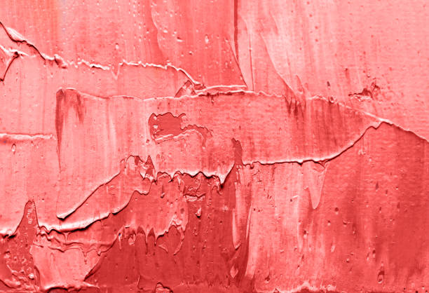 istock Abstract oil paint texture on canvas, background 1126622756
