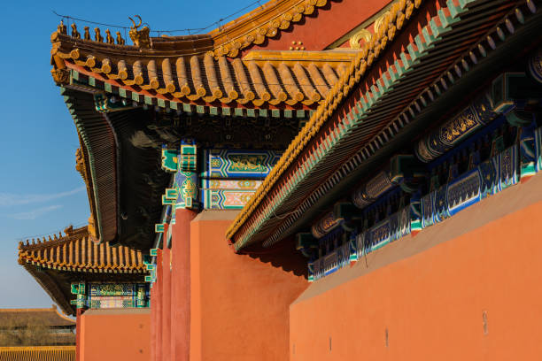 istock wall and rooftop of The Forbidden City 1126625678