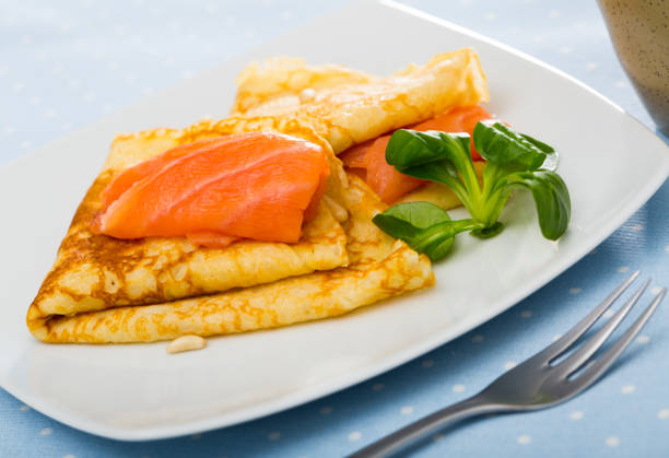 istock Crepes with smoked salmon 1126626480