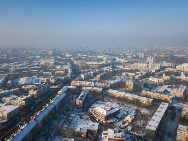 istock Snow-covered city of Kaliningrad 1126626626