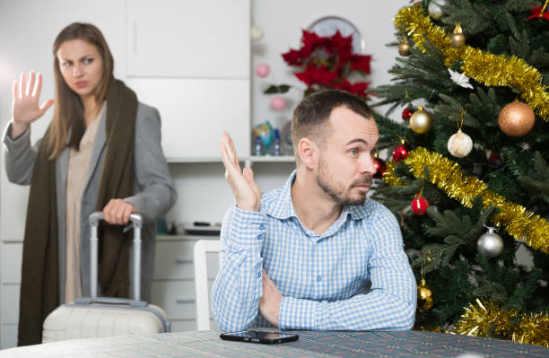 istock Unhappy couple quarreling 1126632275