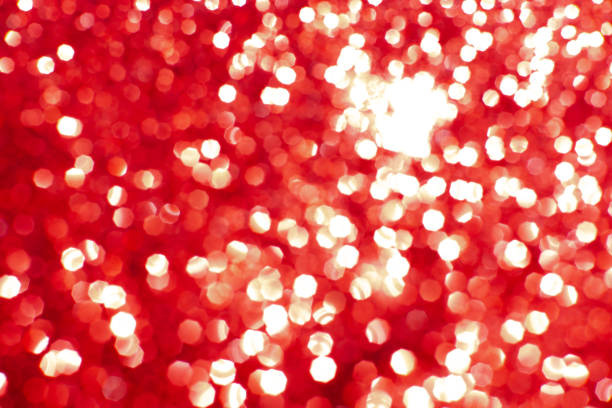 istock Bokeh lights red texture. New year background. 1126633110