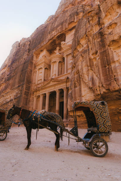 istock Horse with carriage near Petra 1126637982