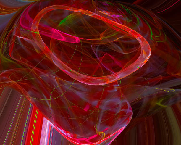 istock abstract digital fractal, fantasy design, disco 1126638448