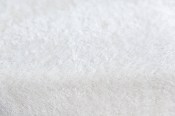 istock White delicate soft  background of plush fabric 1126640323