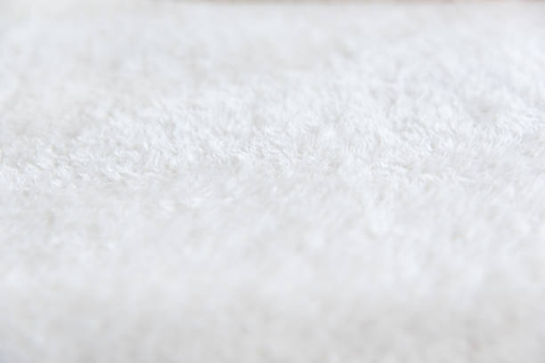 istock White delicate soft  background of plush fabric 1126640365