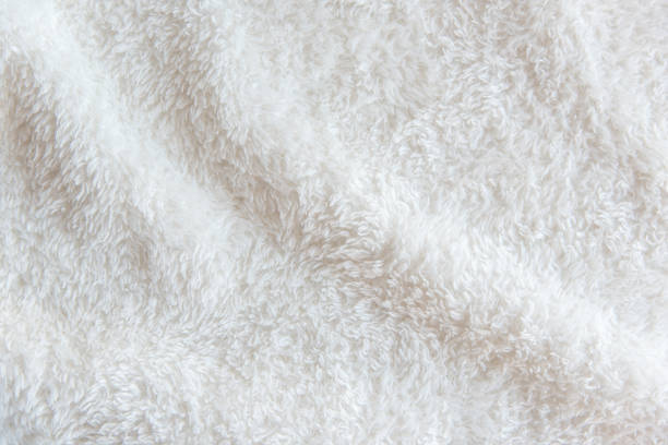 White Delicate Soft Background Of Plush Fabric Stock Photo - Download Image  Now - Abstract, Backgrounds, Bathrobe - iStock