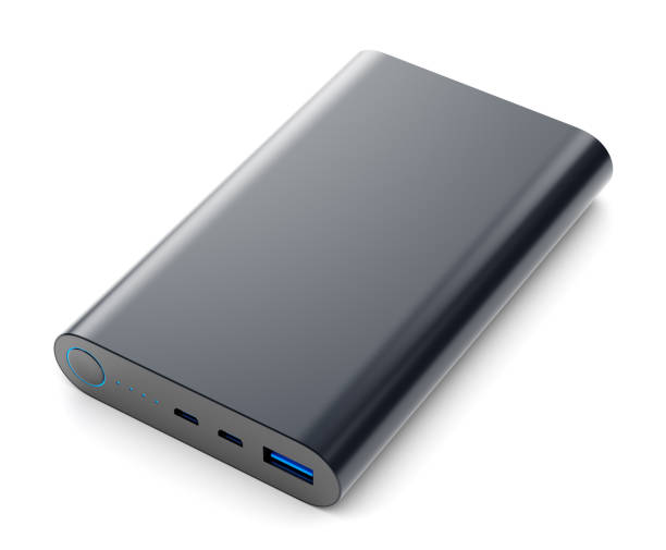 istock Power bank isolated on white background 1126642401