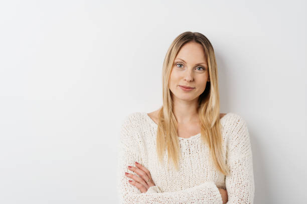 istock Serious confident intense young woman 1126645763
